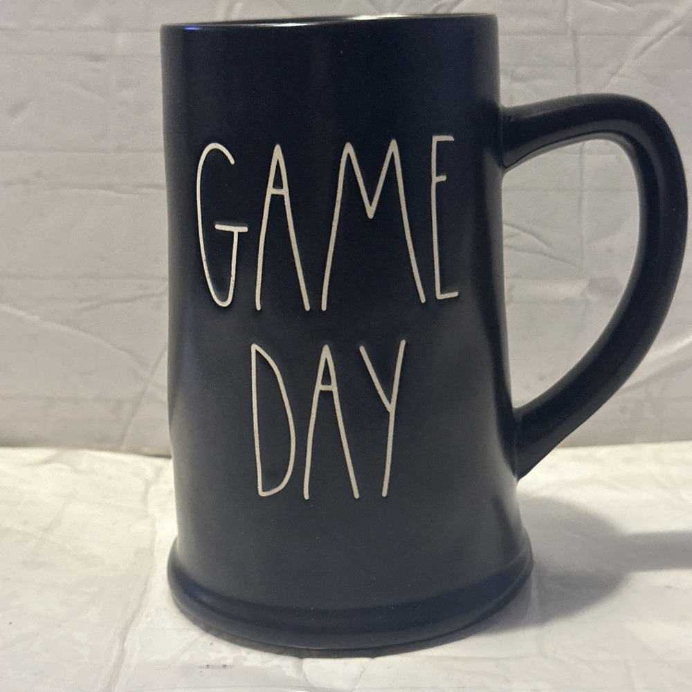 Rae Dunn Black GAME DAY Mug 2021 Artisan Collection By Magenta 20oz Ceramic